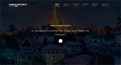 Desktop Screenshot of marketresearchmyanmar.com